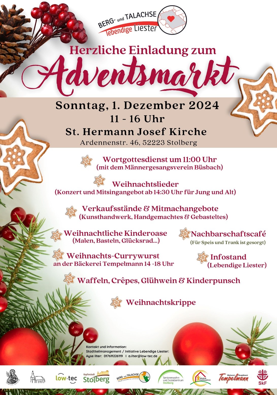 Adventmarkt St. HJO (c) Stadtteilmanagement/Initiative Lebendige Liester