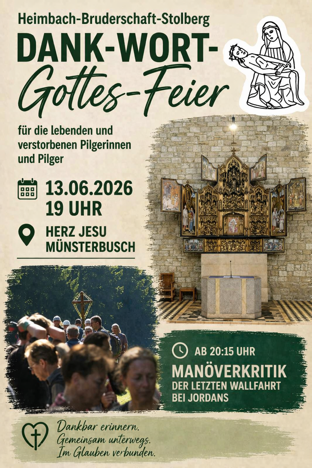 Dank Wort-Gottes-Feier Heimbach Bruderschaft 2026 (c) Heimbach Bruderschaft Stolberg