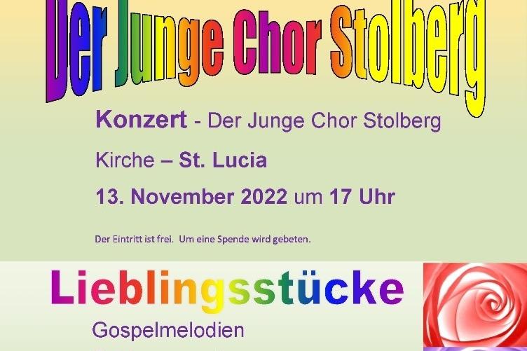 Der Junge Chor Stolberg 2022 (c) Pfarrei St. Lucia Stolberg