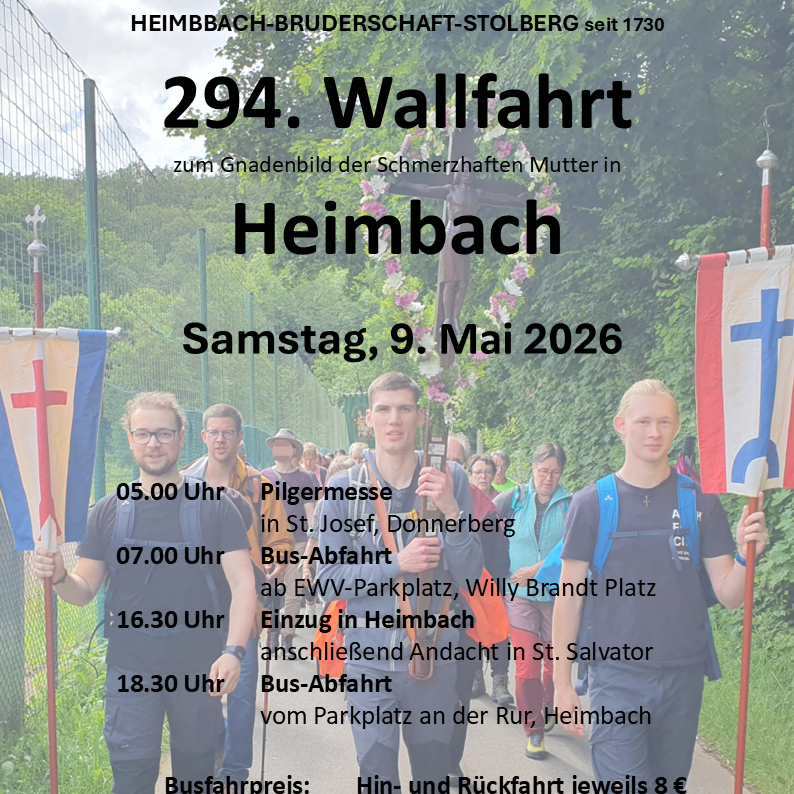 Heimbachwallfahrt 2026